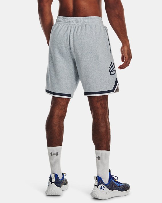 Men's Curry Fleece 9" Shorts, Blue, pdpMainDesktop image number 1